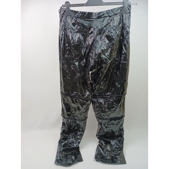 Daniele Carlotta Women's Black Patent Pants Size 42 IT Medium - Picture 4 of 7